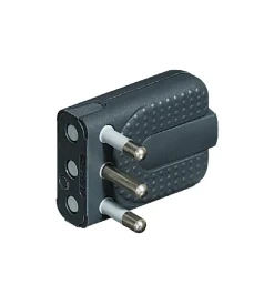 Spina corner salvaspazio 16a+t grigio - bticino.