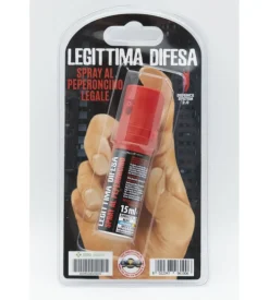 Spray antiaggressione legittima difesa al peperoncino, 15 ml