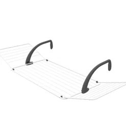 Stendibiancheria da balcone "brezza" vileda nero 18 mt