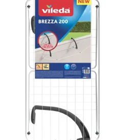 Stendibiancheria da balcone "brezza" vileda nero 18 mt