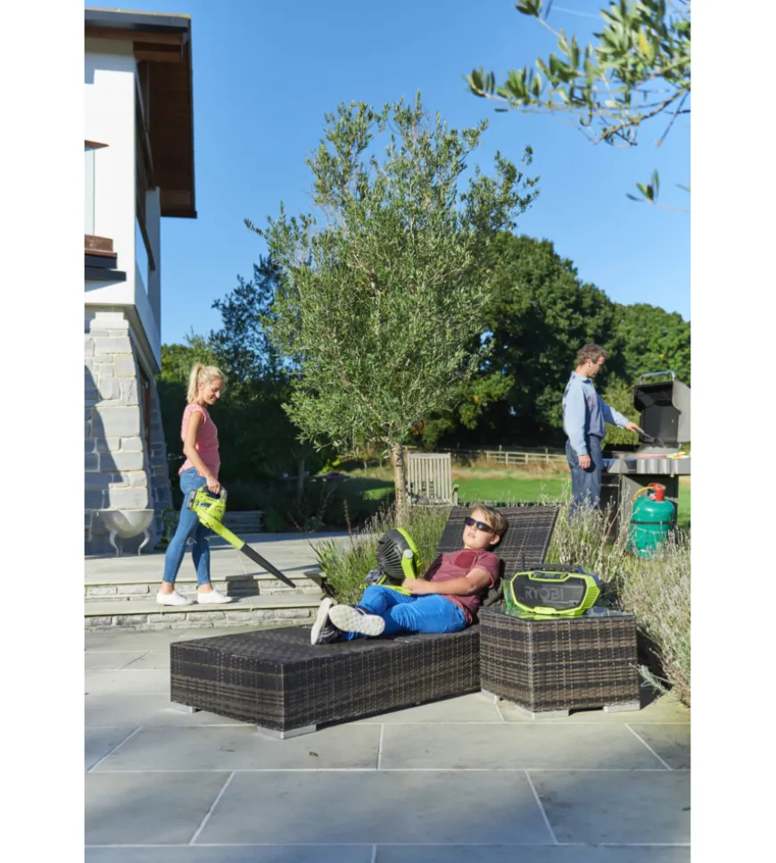 Stereo a batteria ryobi "r18rh-0" con bluetooth, solo corpo macchina