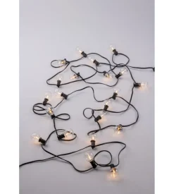 Stringa led a energia solare "picnic" nera 7.6 m, 0.3 w, 25xe12