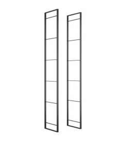 Struttura per scaffale lader in acciaio nero, 179 cm