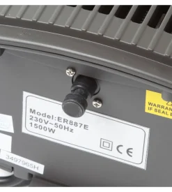 Stufetta elettrica da campeggio brunner "solan" 2 livelli 1500 w