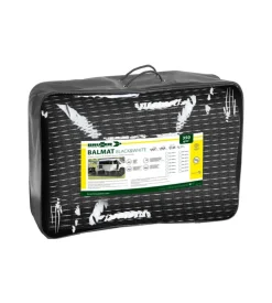 Stuoia da campeggio brunner "balmat" nero e bianco  250x500 cm