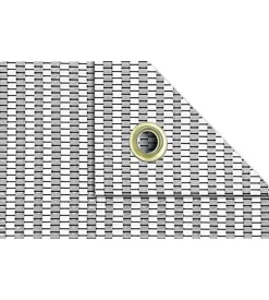 Stuoia da campeggio brunner "kinetic 500" a righe grigio 300x300 cm