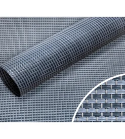 Stuoia da campeggio brunner "kinetic 600" blu e grigio 250x300 cm