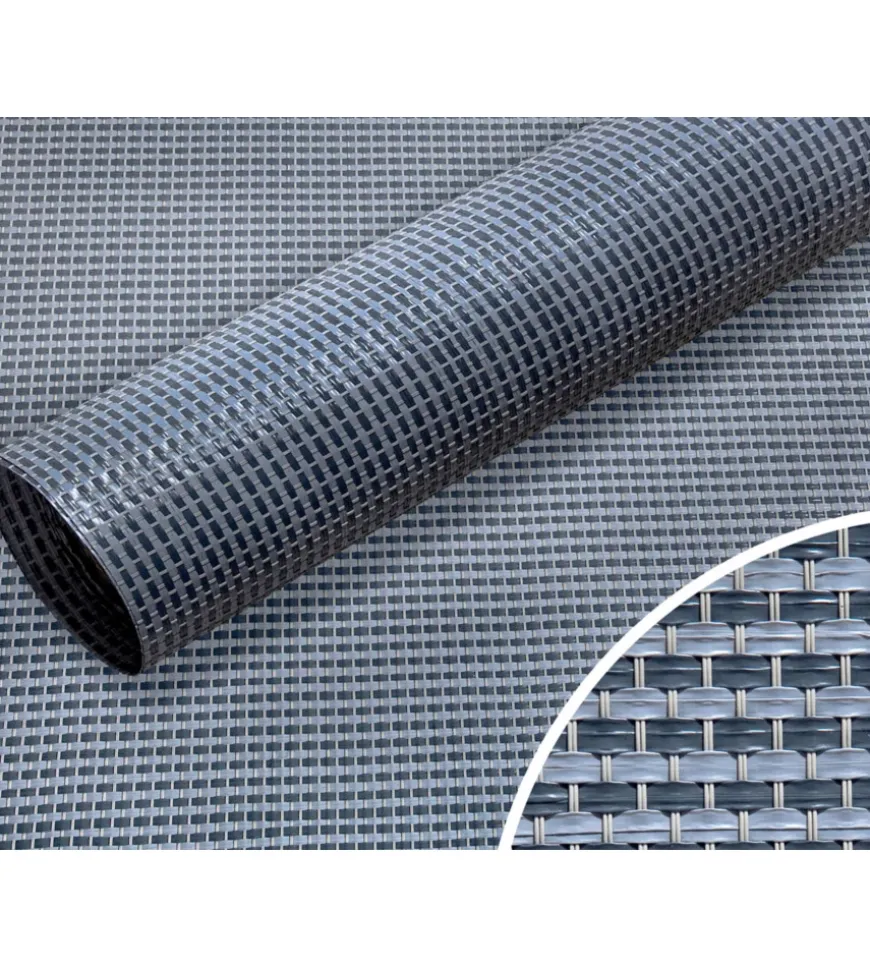 Stuoia da campeggio brunner "kinetic 600" blu e grigio 300x600 cm