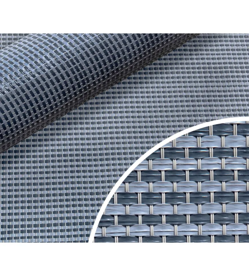 Stuoia da campeggio brunner "kinetic 600" blu e grigio 300x600 cm