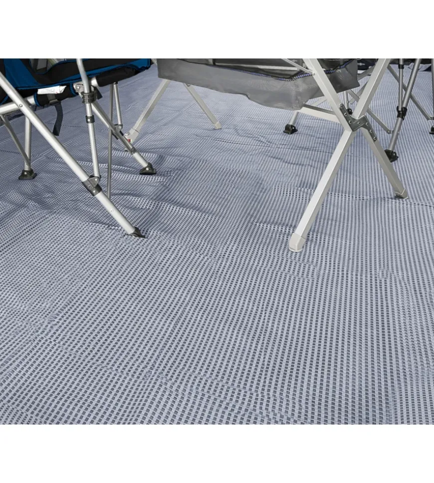 Stuoia da campeggio brunner "kinetic 600" blu e grigio 300x600 cm