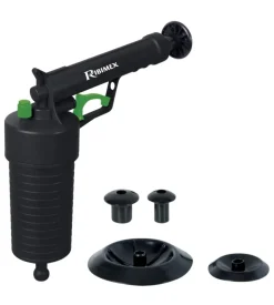 Sturalavandino manuale a pressione ribimex "prfdo" con 4 accessori