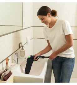 Sturalavandino manuale a pressione ribimex "prfdo" con 4 accessori