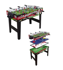 Supertavolo per bambini 4 giochi in 1 mini, 97,5x48x69 cm