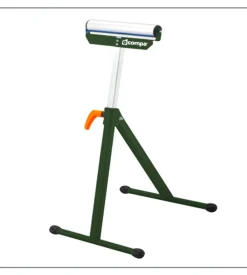 Supporto a rulli con asta di appoggio regolabile in altezza - compa