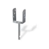 Supporto a "u" per pali 71 x 50 x 200 x 150 mm.