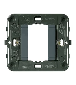 Supporto liscio 1m+griffe grigio idea - vimar.