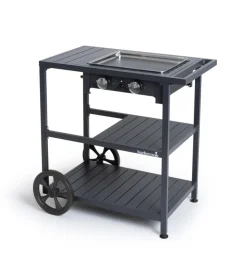 Supporto trolley per plancha a gas barbecook "victor", 82,5x52,5x85 cm