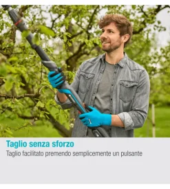 Svettatoio telescopico a batteria gardena 