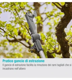 Svettatoio telescopico a batteria gardena 