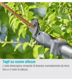 Svettatoio telescopico a batteria gardena 