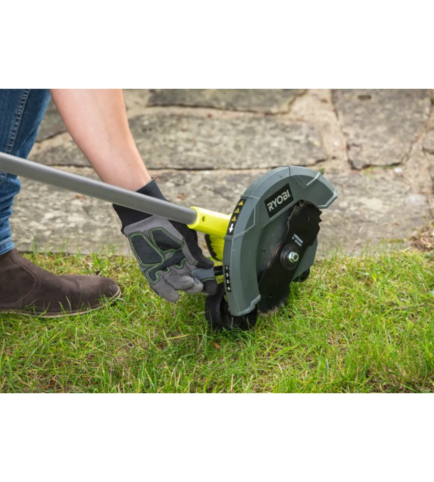 Tagliabordi a batteria ryobi "ry18ega-0" 18v, solo corpo macchina