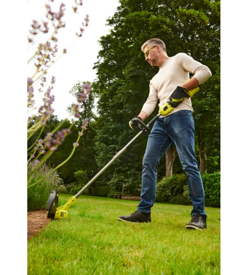 Tagliabordi a batteria ryobi "ry18ltx33a-0" 18v, solo corpo macchina