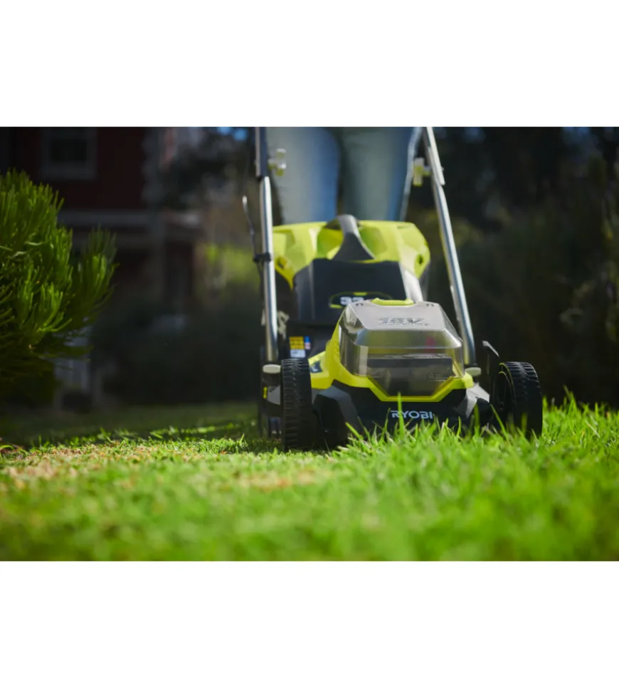 Tagliaerba a batteria ryobi "rlm18x33b40" taglio 33cm 18v 4ah