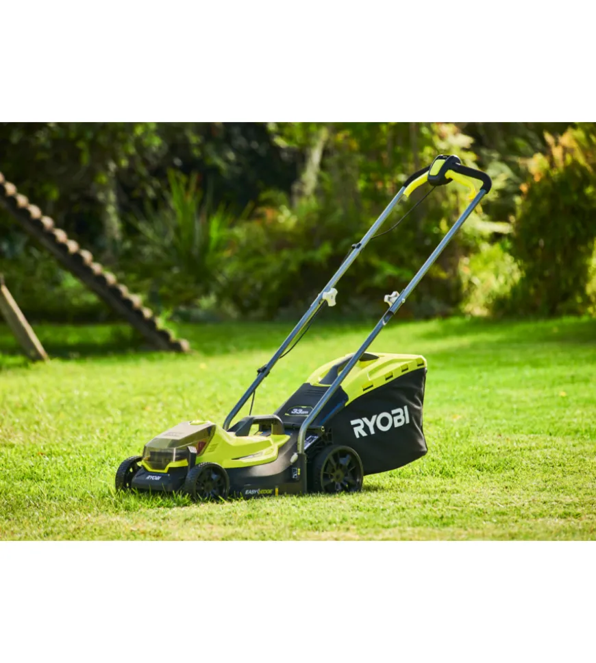 Tagliaerba a batteria ryobi "rlm18x33b40" taglio 33cm 18v 4ah