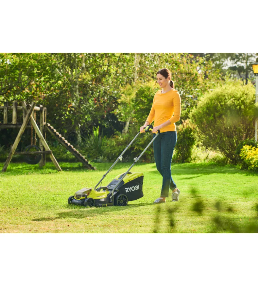 Tagliaerba a batteria ryobi "rlm18x33b40" taglio 33cm 18v 4ah