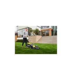 Tagliaerba a batteria ryobi "ry18lmx37a-150" taglio 37cm 18v, batteria 5.0ah inclusa