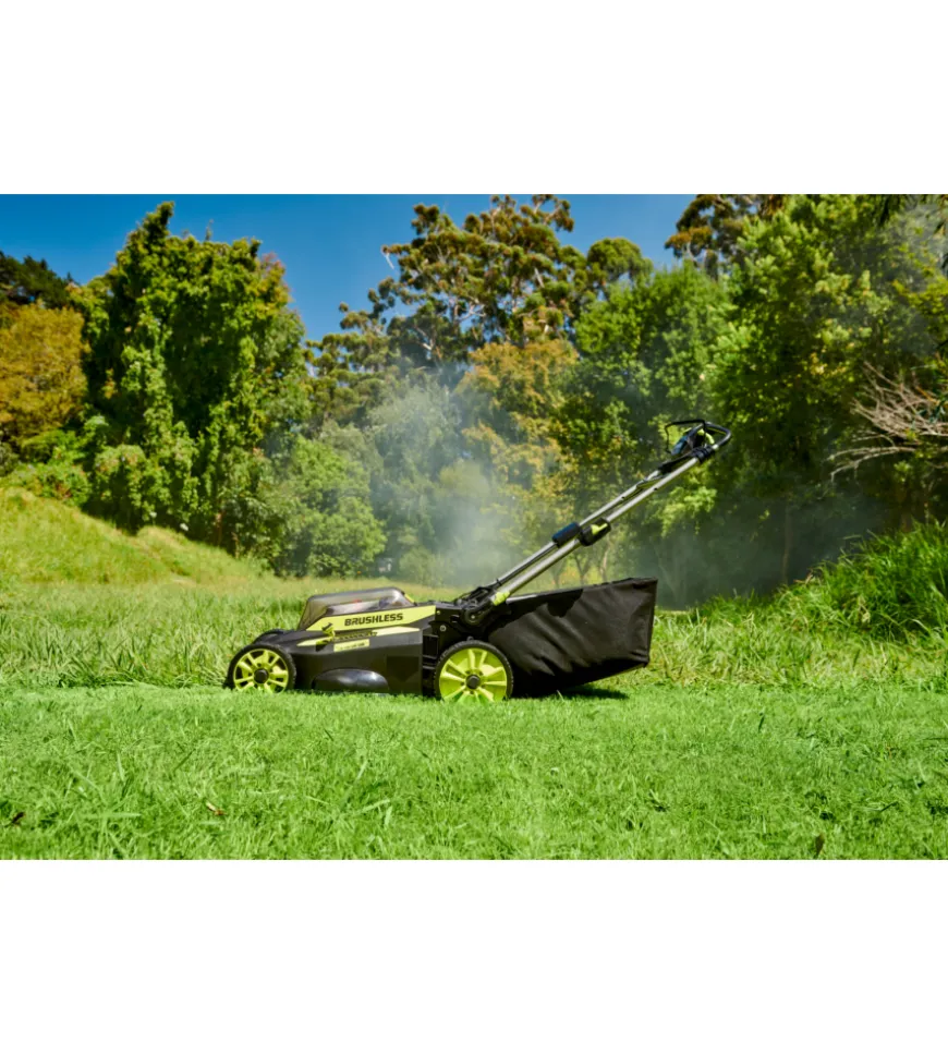 Tagliaerba a batteria trazionato ryobi "ry36lmx51a-160" taglio 51 cm 36v, batteria 6.0 ah inclusa