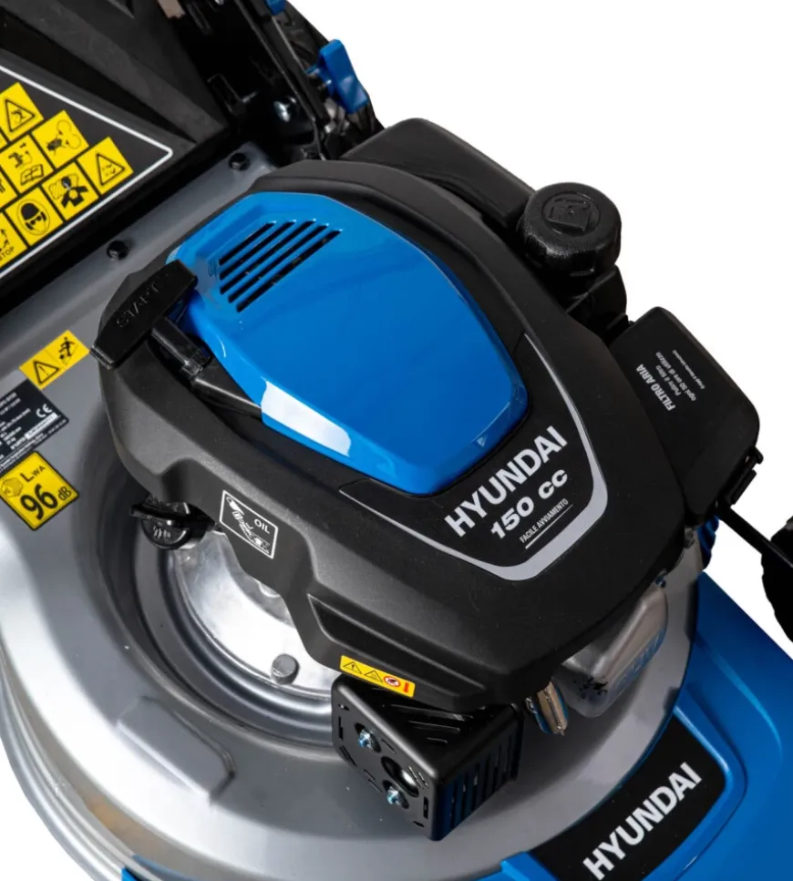 Tagliaerba a spinta hyundai "65800" taglio da 43 cm 4t 150cc