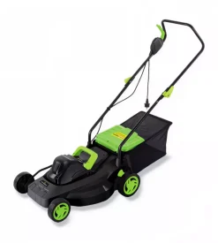 Tagliaerba elettrico a spinta supherba "sh1700" taglio 40 cm 1700 w