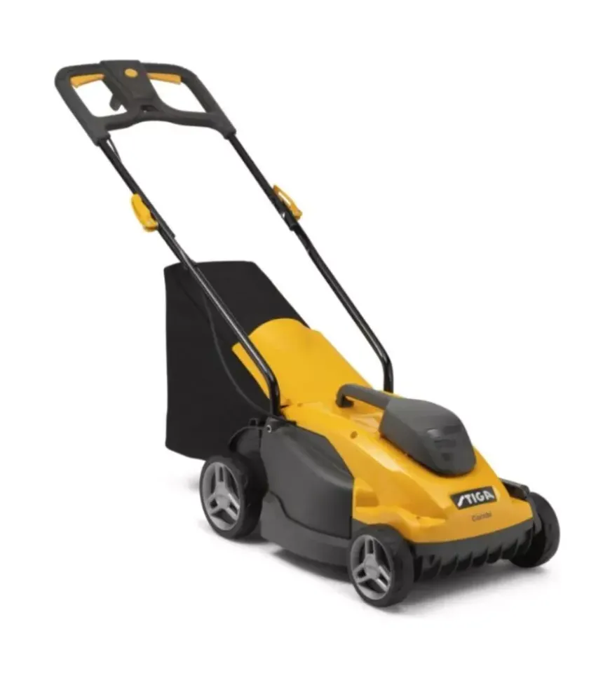 Tagliaerba elettrico stiga  "essential combi 336c"  taglio 34cm 1400 w