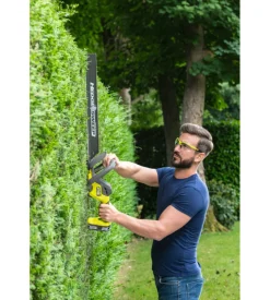 Tagliasiepi a batteria ryobi "ry18ht55a-0" lama 55 cm 18v, solo corpo macchina