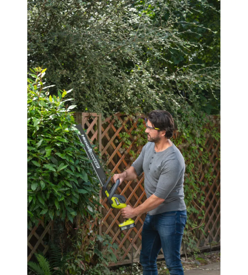 Tagliasiepi a batteria ryobi "ry18ht50a-0" lama 50 cm 18v, solo corpo macchina