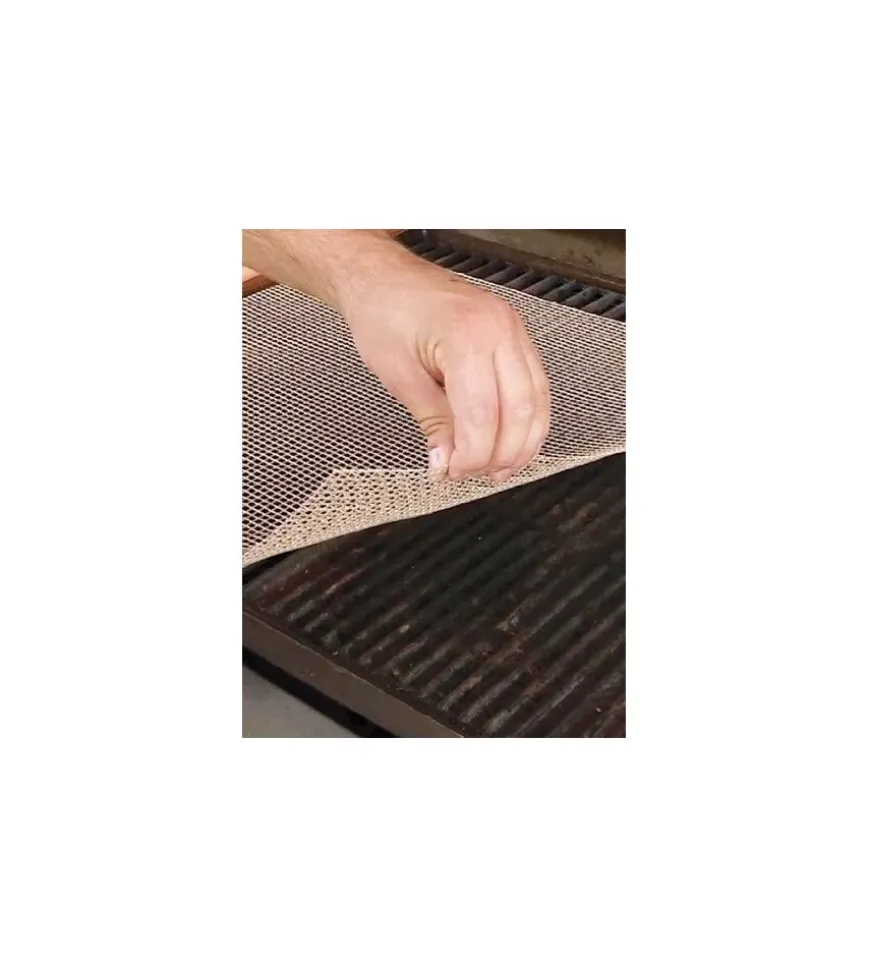 Tappetino antiaderente per griglia barbecue.
