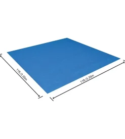 Tappetino base per piscine bestway 335x335 cm - cod. 58001