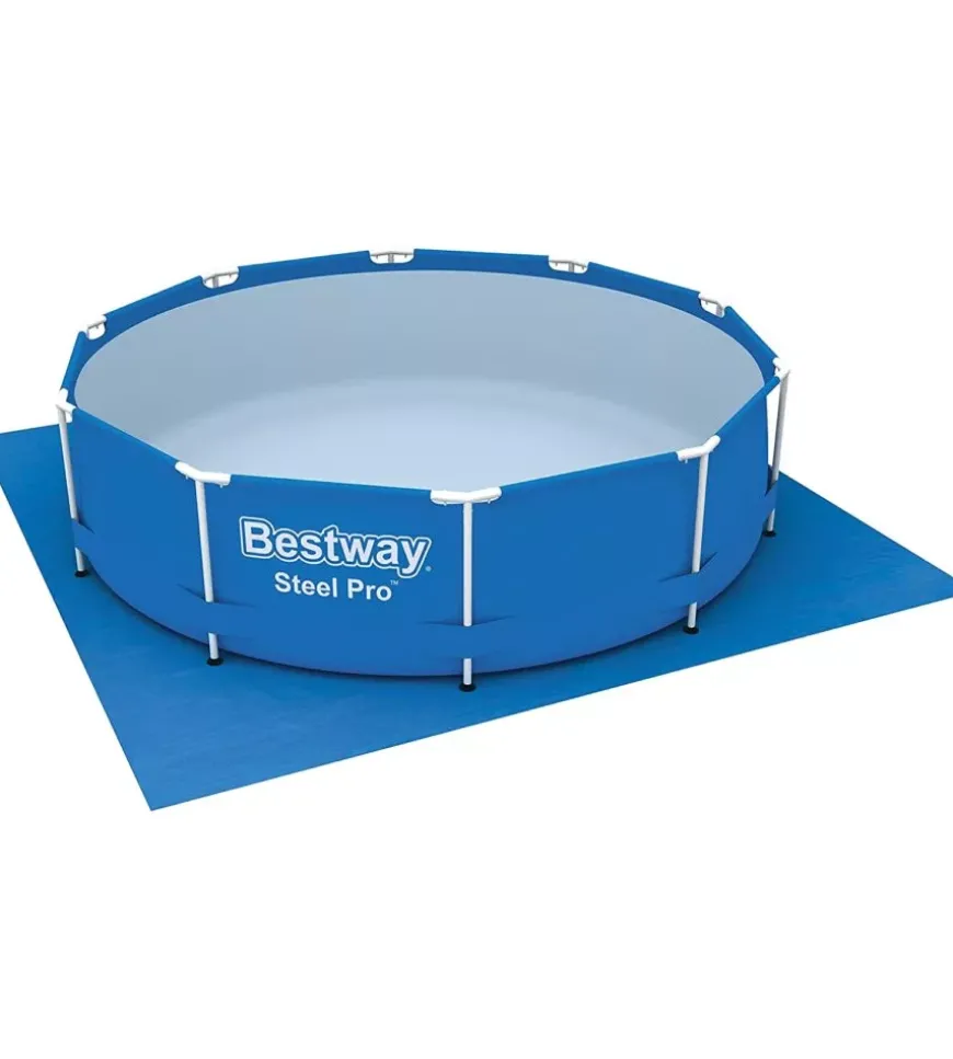 Tappetino base per piscina bestway 396x396 cm - cod. 58002