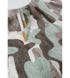 Tappeto "camouflage" grigio, 170x120 cm