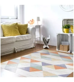 Tappeto  "colour wood" in vinile spessorato, 150x230 cm