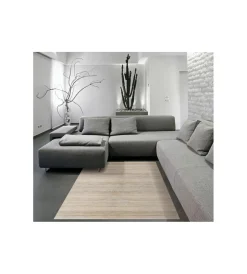 Tappeto da interno in bamboo "gesso", 80x150 cm