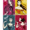 Tappeto "disney princess" multicolor, 133x190 cm