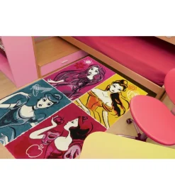 Tappeto "disney princess" multicolor, 133x190 cm