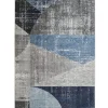 Tappeto "double" blu celeste, 160x230 cm