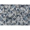 Tappeto "double" grigio celeste, 160x230 cm