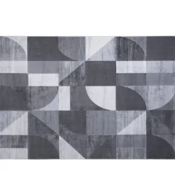 Tappeto "double" grigio, 133x190 cm