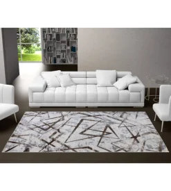 Tappeto "double" marrone, 160x230 cm