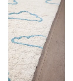 Tappeto "fantasia 3" cotone multicolor, 150x100 cm