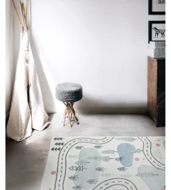 Tappeto "fantasia" nordica foresta, 100x150 cm